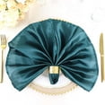 thumbnail image 3 of Efavormart 20"x20" Peacock Teal Wholesale SATIN Linen Napkins For Wedding Birthday Restaurant Party Tableware Decoration - 5 PCS, 3 of 11