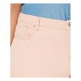 thumbnail image 4 of Style Co Plus Size Cuffed Capri Jeans Peach Beige 24W, 4 of 5