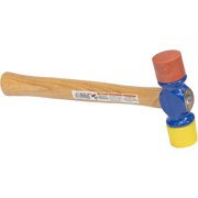 VAUGHAN Soft Face Hammer, VN19410, 12 oz, Hickory Handle