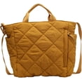 thumbnail image 1 of LHSHID Quilted Tote Bag Soft Trendy Puffer Tote Bag Light Winter Down Padding Designer Crossbody Bag Shoulder Handbags, 1 of 7
