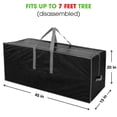 thumbnail image 2 of Bolsa de almacenamiento Primode para árbol de Navidad, 191 x 38 x 51 cm, 7,5 pies, 2 of 8