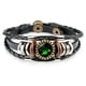 thumbnail image 2 of Pulseras para mujer, regalos para mujer, pulsera de 12 constelaciones, pulsera de cuerda de cuero, pulsera de cuerda tejida a mano para hombre y mujer, pulsera de cadena punk., 2 of 2