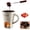 White, variant on The Melty Mug, Chocolate Melting Cup, Heat-Resistant Ceramic Fondue Cup, Tealight No-Electric Heating, for Chocolate Cheese Date Night Gifts