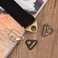 thumbnail image 5 of Uxcell 1.26" Adjuster Triangle with Bar Swivel Clip D Dee Ring Buckle, 16Pack Gold, 5 of 5