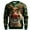 Z11-Army Green, variant on Mens Christmas Sweatshirts Knitted Ribbed Hoodless Long Sleeve Crewneck Pullover Thermal Winter Top Casual Soft Comfortable Xmas Sweater Streetwear Gold L