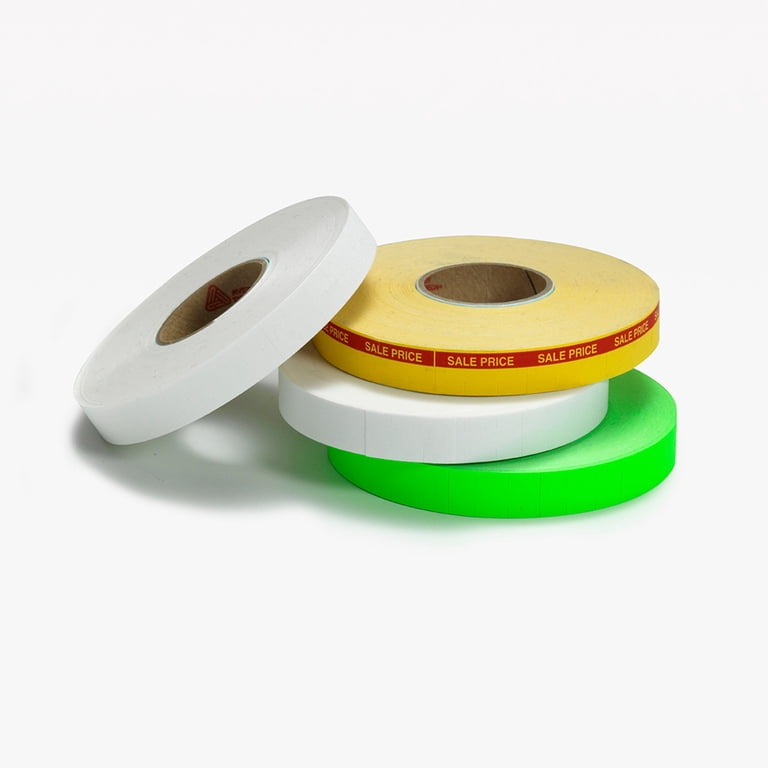 Monarch 1105, 1107 & 1110 Fluorescent Green Labels (16 rolls