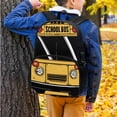 thumbnail image 2 of Yuyamidu School Bus Print Backpack and Lunch Box for Boys 5-7 Yellow Bookbag for Girls 3rd Grade Elementary School Bag and Lunch Bag Pencil Case Water Bottle Pouch 4 in 1 Kids Book Bags Set, 2 of 7