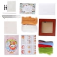 thumbnail image 1 of Kit de fieltro de Aguja ANGGREK Inicio Principiantes Decoración del Hogar, 1 of 8