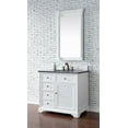 thumbnail image 5 of James Martin Vanities 238-104-V36-4Dsc Savannah 36" Free Standing Single Basin V - White, 5 of 5