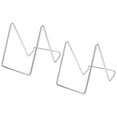 thumbnail image 3 of 2 Pcs Metal Showing Stands Magazine Showing Racks Simple Display Brackets, 3 of 6