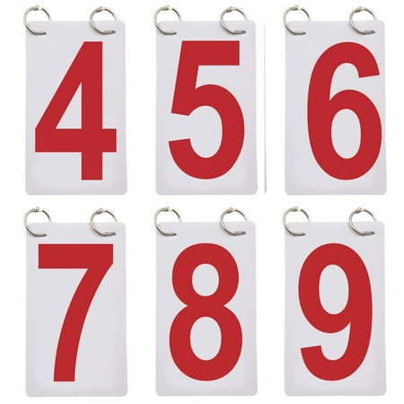 gogo 6 sets score reporter number flip chart for score flip chart