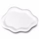 thumbnail image 4 of Naiovety de joyería en plata/blanco, resistente a impactos, de cerámica chapado que no se deforma, bandeja para joyería, llaves Kits de desorden para acampar blanco,1 19*13cm, 4 of 6