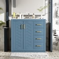 thumbnail image 4 of Harper & Bright Designs 36" Bathroom Vanity with Sink, Bathroom storage Cabinet with Drwers and Soft Closing Doors, Indigo, 4 of 15