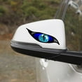 thumbnail image 4 of Yeacher 2PCS Car Stickers Evil Eye Zombie Style Sunproof Waterproof Decal for Rearview Mirror 5*2in, 4 of 7