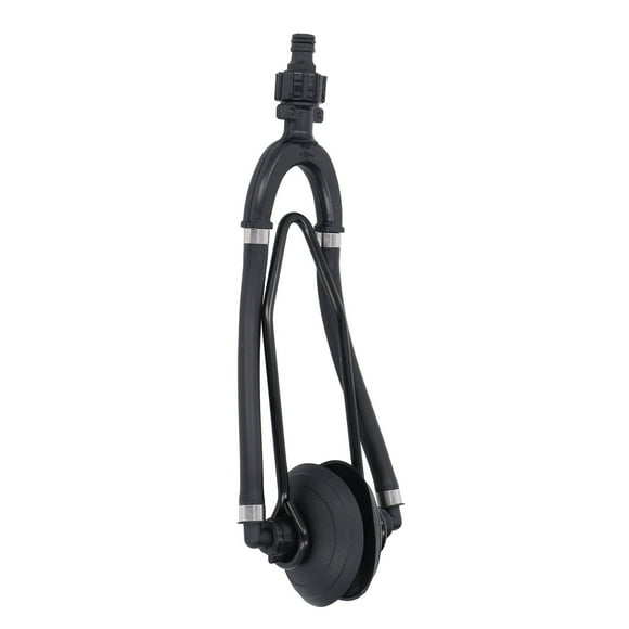 Dual Feed Motor Flusher, Boat Motor Flusher Wide Compatibility 100mm Round Suction Cup for Inboard Outboard Engines