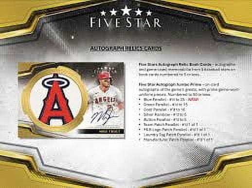 2024 Topps Five Star Baseball Hobby Box - Walmart.com 2024 Topps Five Star Baseball Hobby Box - Walmart.com