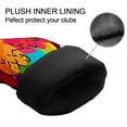thumbnail image 4 of Golf Club Covers, Eagle Premium PU Leather Driver Hybrid Putter Head Covers with Velvet Lining, Waterproof Golf Gifts for Men Women, 4 of 11