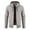 Beige, variant on Herrnalise Men's Fashion Autumn And Winter Stand Collar Sweater Casual Fleece Jacket Dark Gray