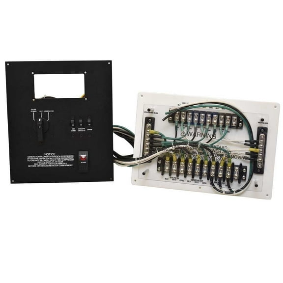 Pursuit Boat Generator Breaker Panel 3309493 | 120V 9 5/8 Inch Black