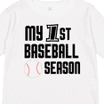 thumbnail image 4 of Inktastic my 1st baseball season Boys Long Sleeve Toddler T-Shirt, 4 of 5