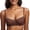 Hazelnut, variant on Women's Sexy Lace Bra Underwire Balconette Unlined Demi Sheer Plus Size