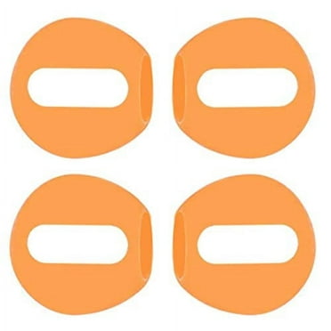 epacks Covers for AirPods | CaseFIT | Anti-Slip Soft Silicone Ear Gel Pads Secure Fit Compatible Sport Accessories AirPods 1 & 2 or EarPods Headphones/Earphones/Earbuds (Coral) 2 Pair