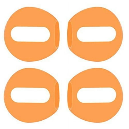 Ear Covers Compatible with AirPods Case | Anti-Slip Soft Silicone Ear Gel Pads Secure Fit Compatible Sport Accessories AirPods 1 & 2 or EarPods Headphones/Earphones/Earbuds (Orange) 2 Pair price history on PriceWatchPro