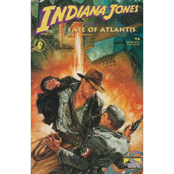Indiana Jones and the Fate of Atlantis #4 VF ; Dark Horse Comic Book