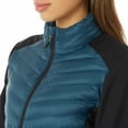 thumbnail image 4 of 32 Degrees Womens Mixed Media Jacket (Dark Teal, X-Large), 4 of 4