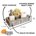 thumbnail image 4 of Caja decorativa de baño MAINEVENT Nice Butt Farmhouse de 2 caras, 4 of 9