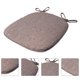thumbnail image 3 of Cojín de asiento transpirable de 1 pieza Cojín de asiento de lino para el hogar Cojín de silicona para silla de comedor, 3 of 5