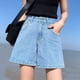 thumbnail image 2 of NOVEDAD DE VERANO 2020, pantalones cortos vaqueros blancos y negros, pantalones de pierna ancha de cintura alta para mujer, pantalones holgados ins hot, aspecto fino y alto, 2 of 5