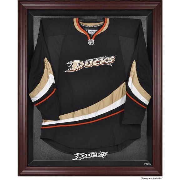 Mounted Memories NHL Jersey Display Case - Anaheim Ducks - Mahogany