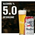 thumbnail image 4 of Budweiser American Lager Beer 12 Pack 8 fl oz Aluminum Cans 5% ABV, 4 of 11