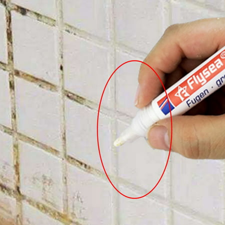 All-purpose Cleaner, Tile White Mark Pen Gaps Repair Refill Grout Refresher Shower Bathroom Paint Cleaner, Waterproof Mouldproof Filling Porcelain Agents (Best Tile For Bathroom Shower Walls)