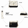 thumbnail image 5 of GAEKEAO Small Wallet for Women RFID Blocking Slim Keychian Wallet Floral Vegan Leather Card Holder with Zip Pocket ID Window, 5 of 7