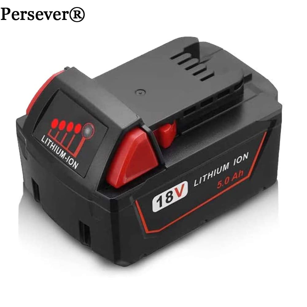 18V 5.0Ah 48-11-1850 Battery for Milwaukee M18 Lithium XC Capacity Battery Extended 48-11-1860 48-11-1820 Cordless Power Tools