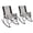 Black 2pack, variant on ARROWHEAD OUTDOOR Foldable Rocking Camp Chair with Large Cup Holder, Side Pocket