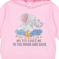 thumbnail image 3 of Inktastic My Titi Love Me to the Moon and Back Toddler Hoodie, 3 of 4