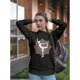 thumbnail image 2 of Yoga Practicer Sweatshirt Women -Image by Shutterstock, Female Medium, 2 of 4