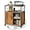 Rustic Brown, variant on File Cabinet with Charging Station, Lockable Lateral Filing Cabinets for Home Office, Printer Cabinet Accommodates A4/Letter Size File folders, Rustic Brown