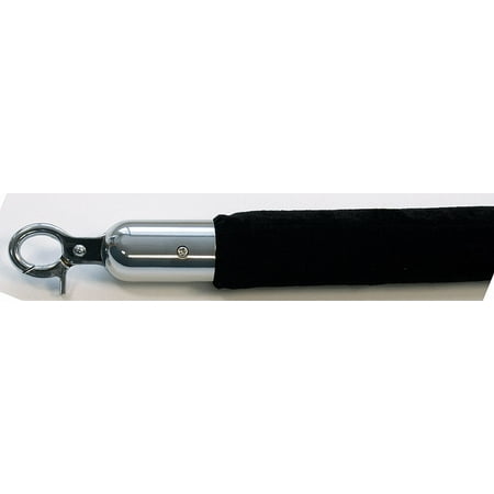 

Queueway Barrier Rope 1-1/2 In x 6 ft Black QWAYROPE-33-6-1P