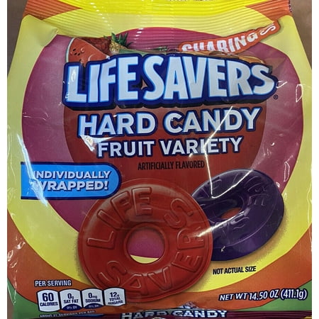 LifeSavers FRUIT VARIETY Breath Mints Bulk Hard Candy Candies 14.5 oz Bag