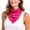 Hot Pink, variant on Neck Scarf for Women and Men Custom Text Print on Elegant Scarf Unique Fashion Accessory for Any Occasion Shawl for Dress Red,One Size