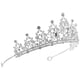 thumbnail image 3 of KAKOWELY Tiaras de boda con diamantes de imitación, corona nupcial con diamantes de imitación, corona para mujer y niña, tiara para fiesta, 3 of 5