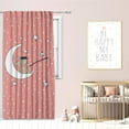 thumbnail image 1 of 3S Brother's Bunny and The Moon 100% Blackout Curtains for Kids Bedroom Thermal Insulated Noise Reducing Home Décor Printed Window Curtains Single Curtain Panel - Made in Turkey (52"Wx95"L), 1 of 6
