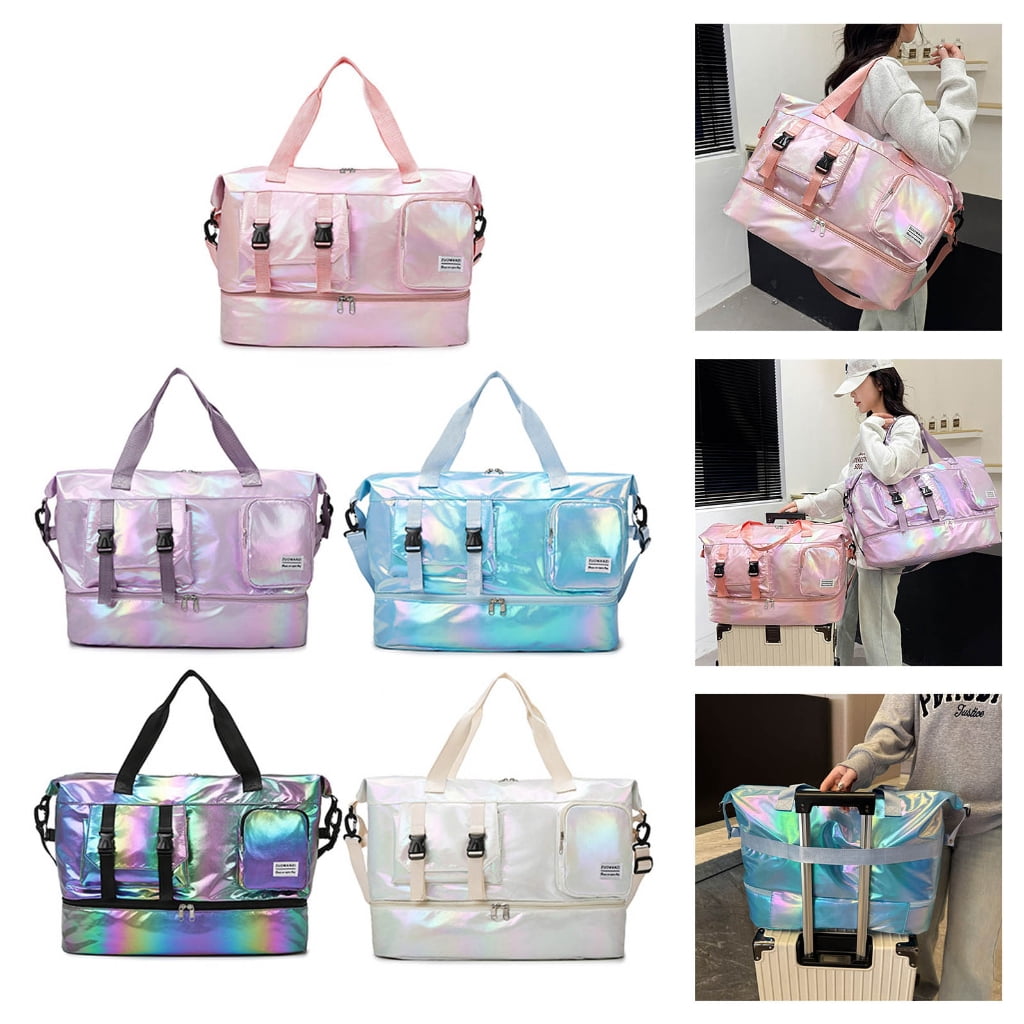 Spacious Sports Travel Bags With Breathable Shoe Storage Compartment Waterproof Oxford Fabric For Gym Hikers