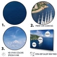 thumbnail image 3 of Designart "Croatian Sail Cruise Ship" Boat Floater Framed Wall Decor, 3 of 5