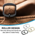 thumbnail image 5 of Uxcell Single Prong Belt Buckle Metal Roller Pin Buckle Center Bar Buckles for Shoes Strap Belt Purse Making Hardware 1", 5 of 7