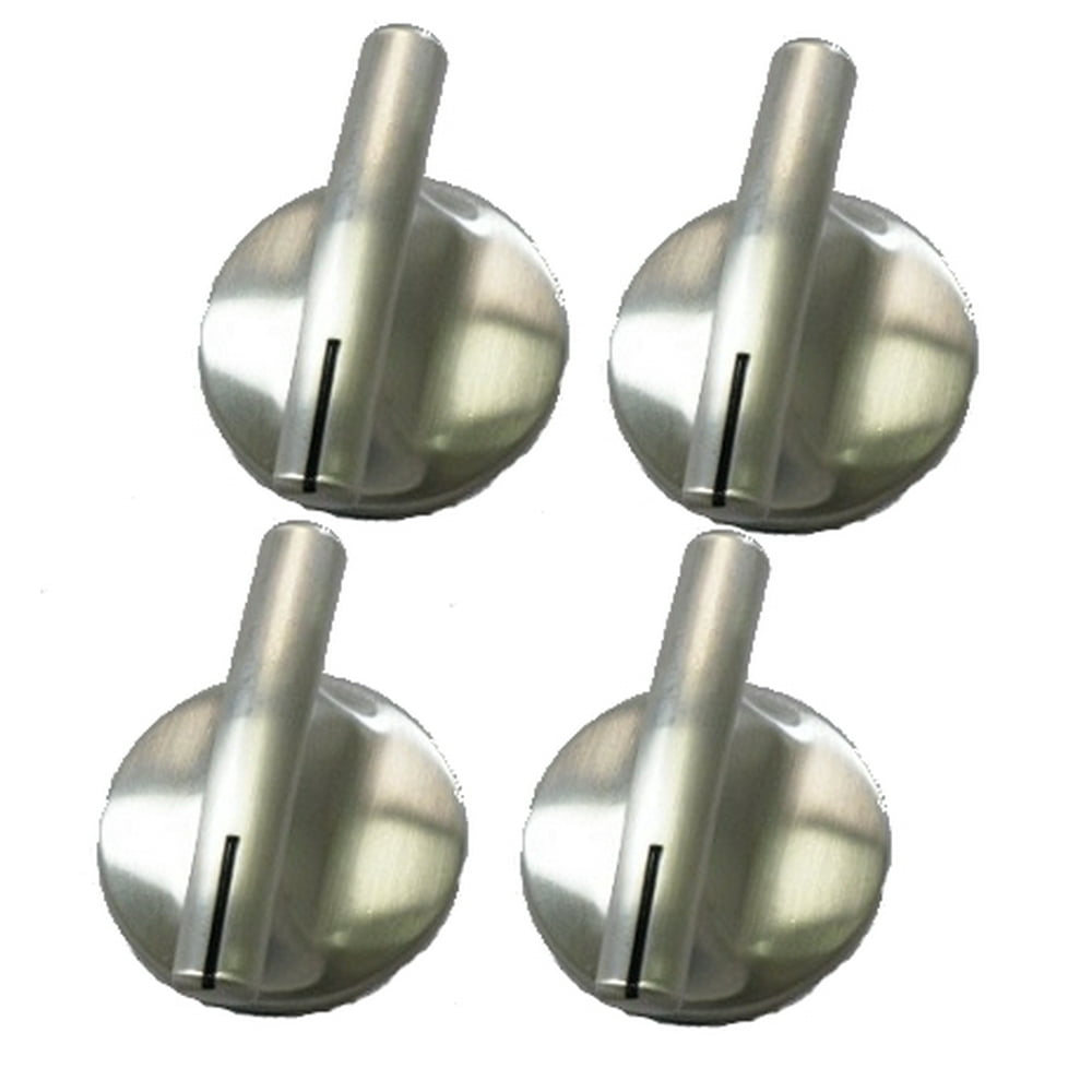 Knob Replaces Jenn Air Stove 74007918 Chrome Oven Knob (4Pack